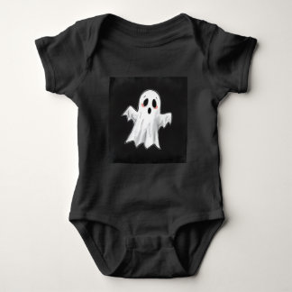 Body Para Bebê Spooky Ghost