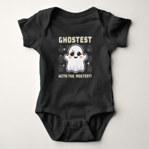 Body Para Bebê Spooky Kawaii Ghost Halloween Baby. Roupa