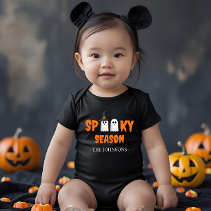 Body Para Bebê Spooky Season - Primeiro Equipamento de Halloween