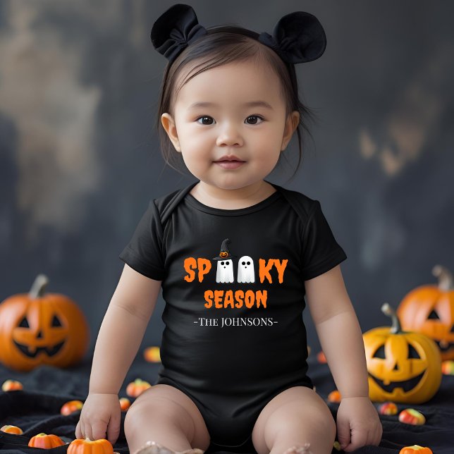 Body Para Bebê Spooky Season - Primeiro Equipamento de Halloween (Criador carregado)
