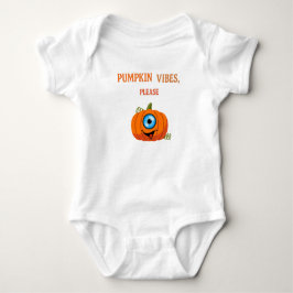 Body Para Bebê Spooky Sweetie – Pumpkin Eye Baby Outfit