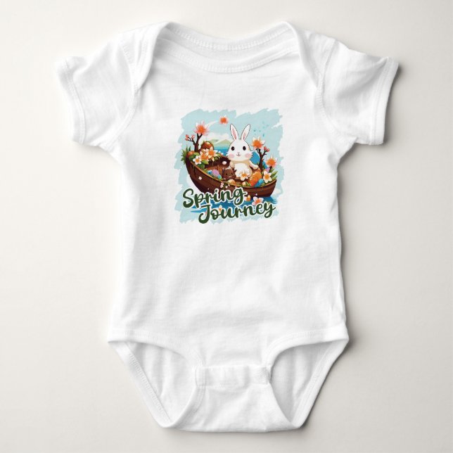 Body Para Bebê Spring journey (Frente)