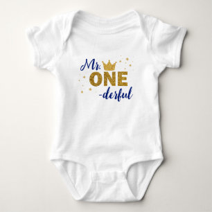 Body Para Bebê Sr. Onemagia, Maravilhoso primeiro aniversario de 