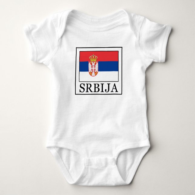 Body Para Bebê Srbija (Frente)