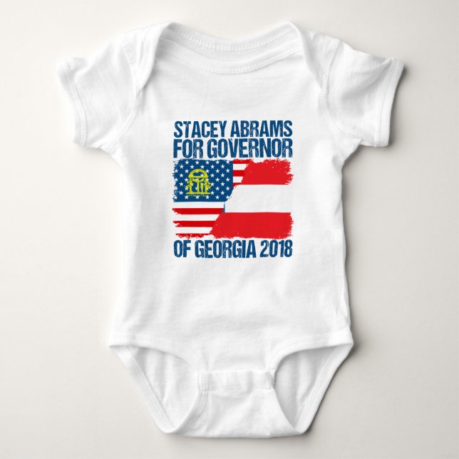 Body Para Bebê Stacey Abrams para o governador de Geórgia 2018 (Frente)