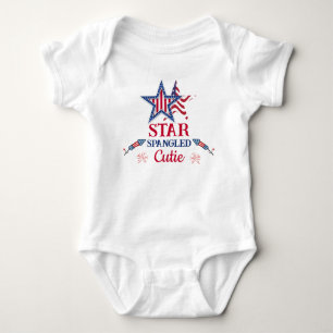 Body Para Bebê Star Spangled Cutie