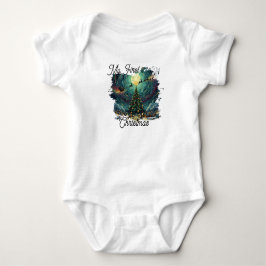 Body Para Bebê Starry Night Christmas Baby Bodysuit Van Gogh