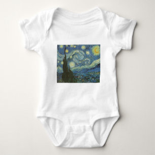 Body Para Bebê Starry Night por Vincent Van Gogh