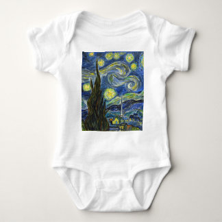 Body Para Bebê Starry Night, Van Gogh