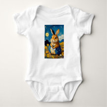 Starry Primavera Bunny Baby Body