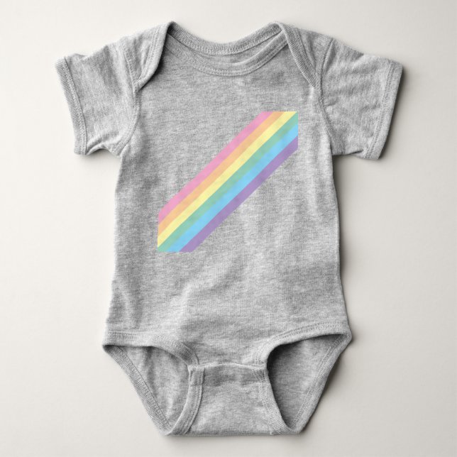 Body Para Bebê Stormy Sky e Rainbow Baby Bodway (Frente)