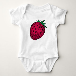 Body Para Bebê strawberry