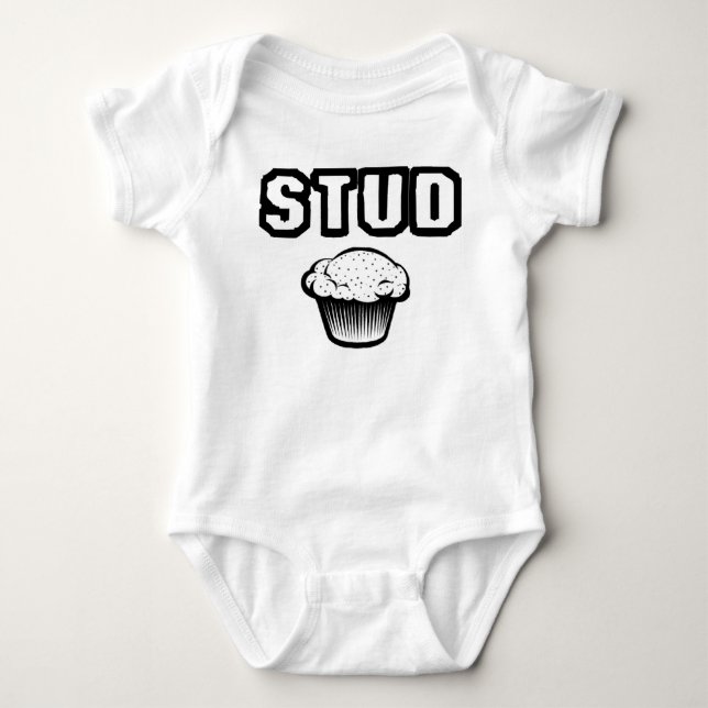 Body Para Bebê Stud Muffin (Frente)
