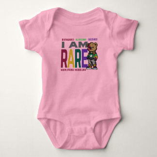Body Para Bebê Sturge-Weber Rare Bear Awareness for Baby