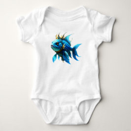 Body Para Bebê Sua Alteza Peixe Real