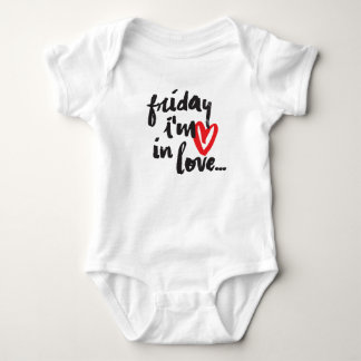 Body Para Bebê Sua sexta-feira eu estou no bodysuit do bebê do