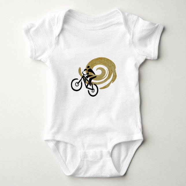 BODY PARA BEBÊ SUBIDA DO MOUNTAIN BIKE (Frente)