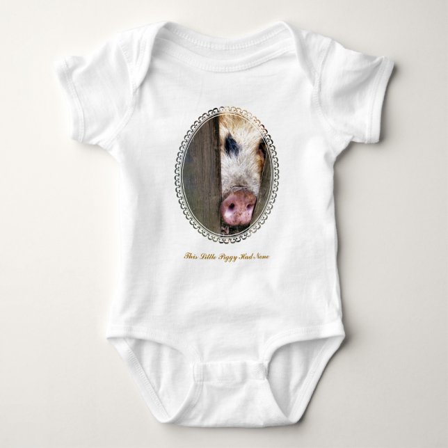 BODY PARA BEBÊ SUÍNOS (Frente)