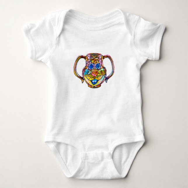 Body Para Bebê Suítes de Bebê Caneca Feliz (Frente)
