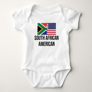 Body Para Bebê Sul - bandeira do afro-americano