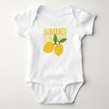 Summer, Lemon, Bebê-Roupa,