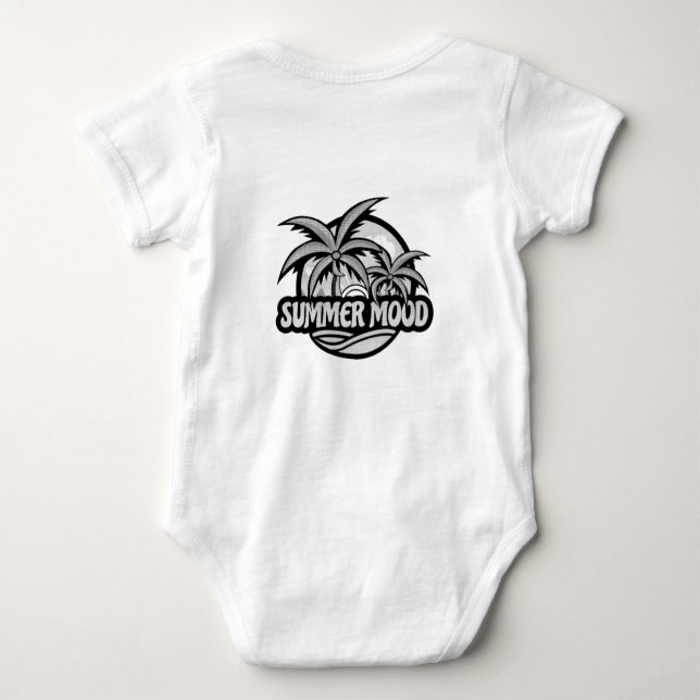 Body Para Bebê Summer Mood (Verso)