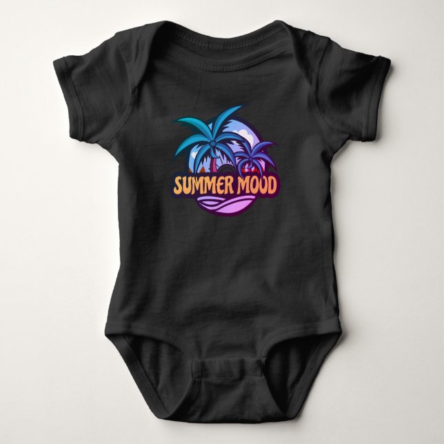 Body Para Bebê Summer Mood (Frente)