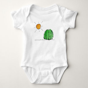 Body Para Bebê Sun e Bodysuit do jérsei do bebê da aguarela do