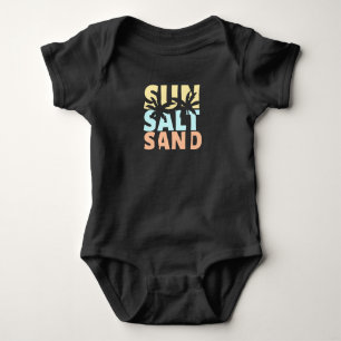 Body Para Bebê Sun Salt Sand Beach Summer