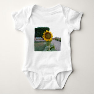 Body Para Bebê Sunflower Art Impressão