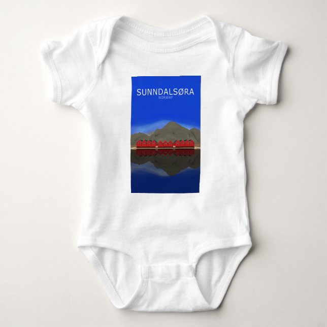 Body Para Bebê Sunndalsøra Noruega (Frente)