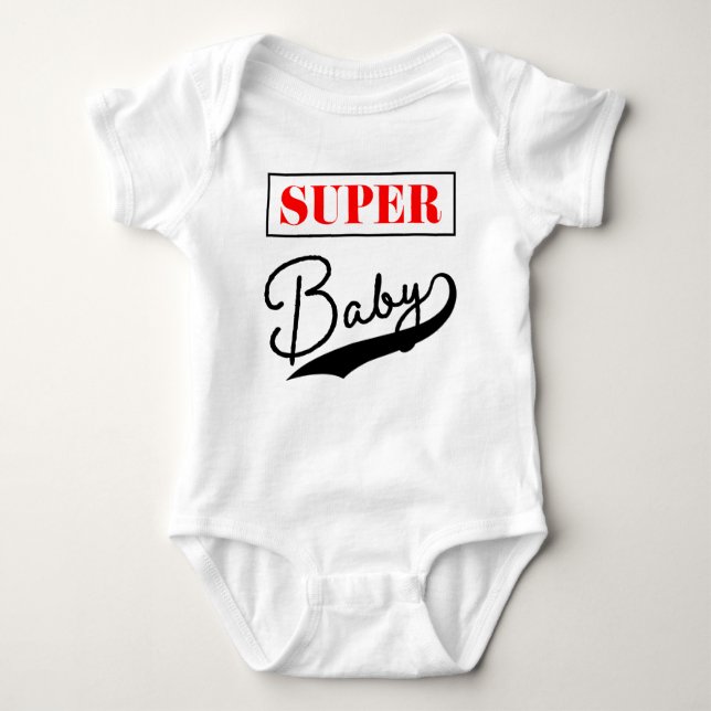 Body Para Bebê Super Baby (Frente)