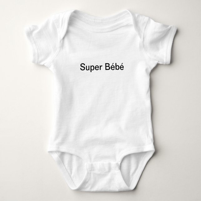 Body Para Bebê Super Bébé (Frente)