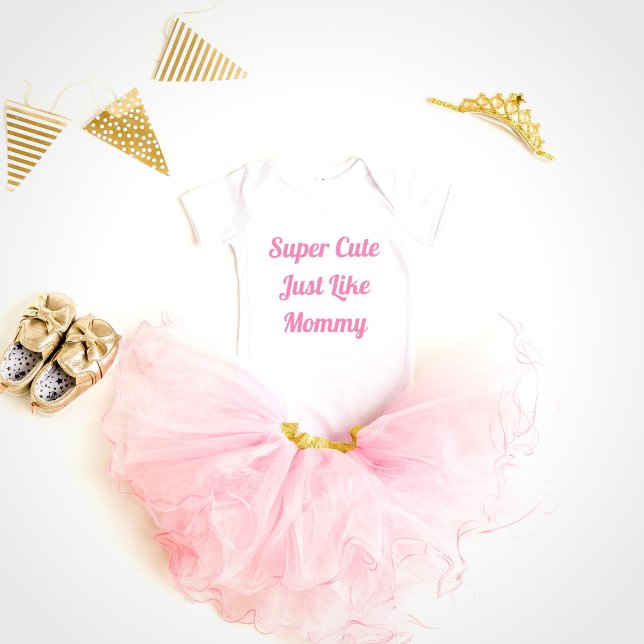 Body Para Bebê Super Bonita Como Mamãe, Bebê Boneca. (Criador carregado)