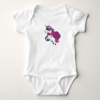 Body Para Bebê Super-herói do Unicórnio