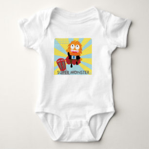 Body Para Bebê Super Monstro