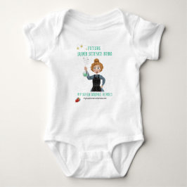 Body Para Bebê Super Science Baby Bodysuit - Marie Curie