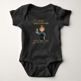 Body Para Bebê Super Science Baby Bodysuit - Marie Curie