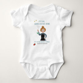 Body Para Bebê Super Science Baby Bodysuit - Marie Curie