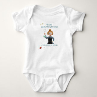 Body Para Bebê Super Science Baby Bodysuit - Marie Curie