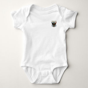 Body Para Bebê Super Star Eagle Emblem Baby T Shirt