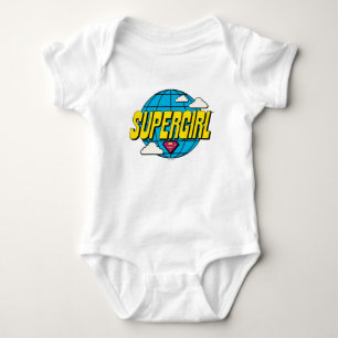 Body Para Bebê Supergirl Gráfico Pop Global