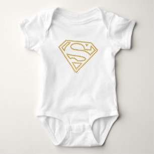 Body Para Bebê Supergirl Studed S-Shield