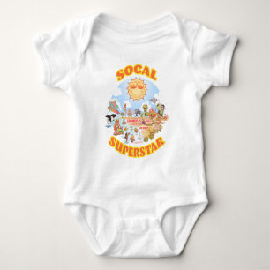 Body Para Bebê Superstar SoCal