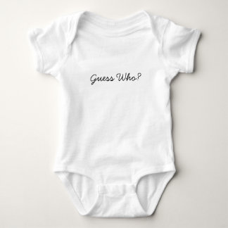 Body Para Bebê Suposição quem?