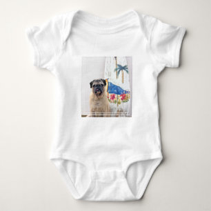 Body Para Bebê Surf Pug