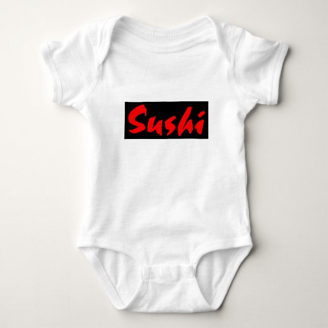 Body Para Bebê Sushi (Frente)