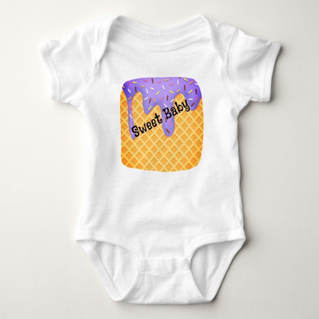 Body Para Bebê Sweet Baby (Frente)