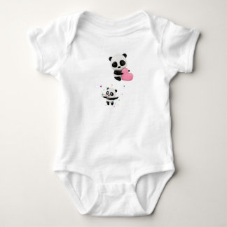 Body Para Bebê Sweet Baby Panda Cushion | Two Happy Pandas Pillow