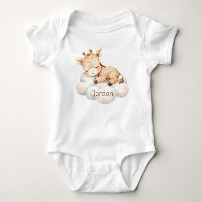 Body Para Bebê Sweet Giraffe (Frente)